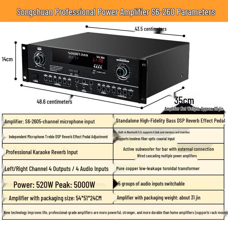 Songchuan SP2 10-inch Home KTV System CN Plug (adapter Included)