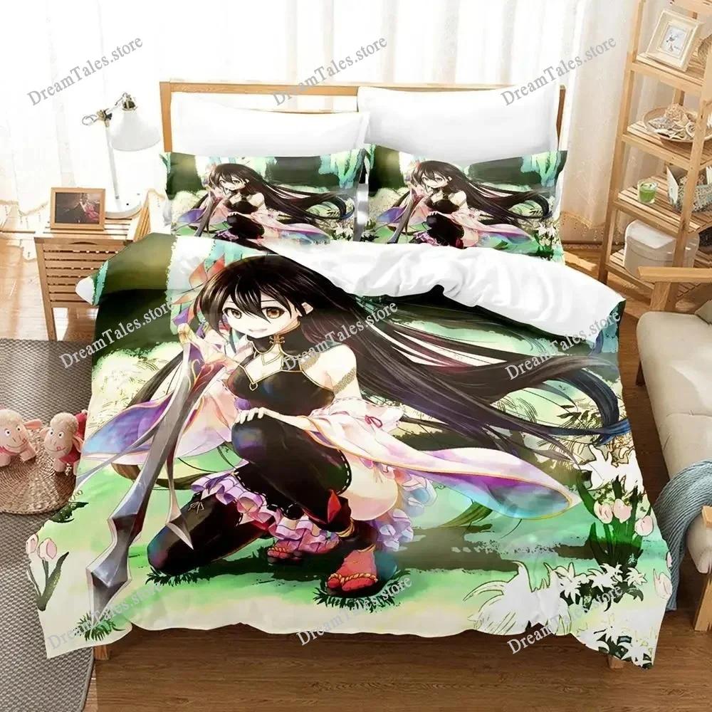 Anime Lord of Vermillion Ložní souprava Chlapci Dívky Velikost Twin Queen Povlak na přikrývku Povlak na polštář Postel Děti Dospělí Domácí textil