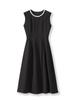 Early Autumn Light Luxury Hepburn-Style Sleeveless Waist-Hugging Dress for Women