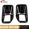 Black Front Bumper Fog Light Lamp Guard Cover Trim For Ford F150 XLT 2015-2017