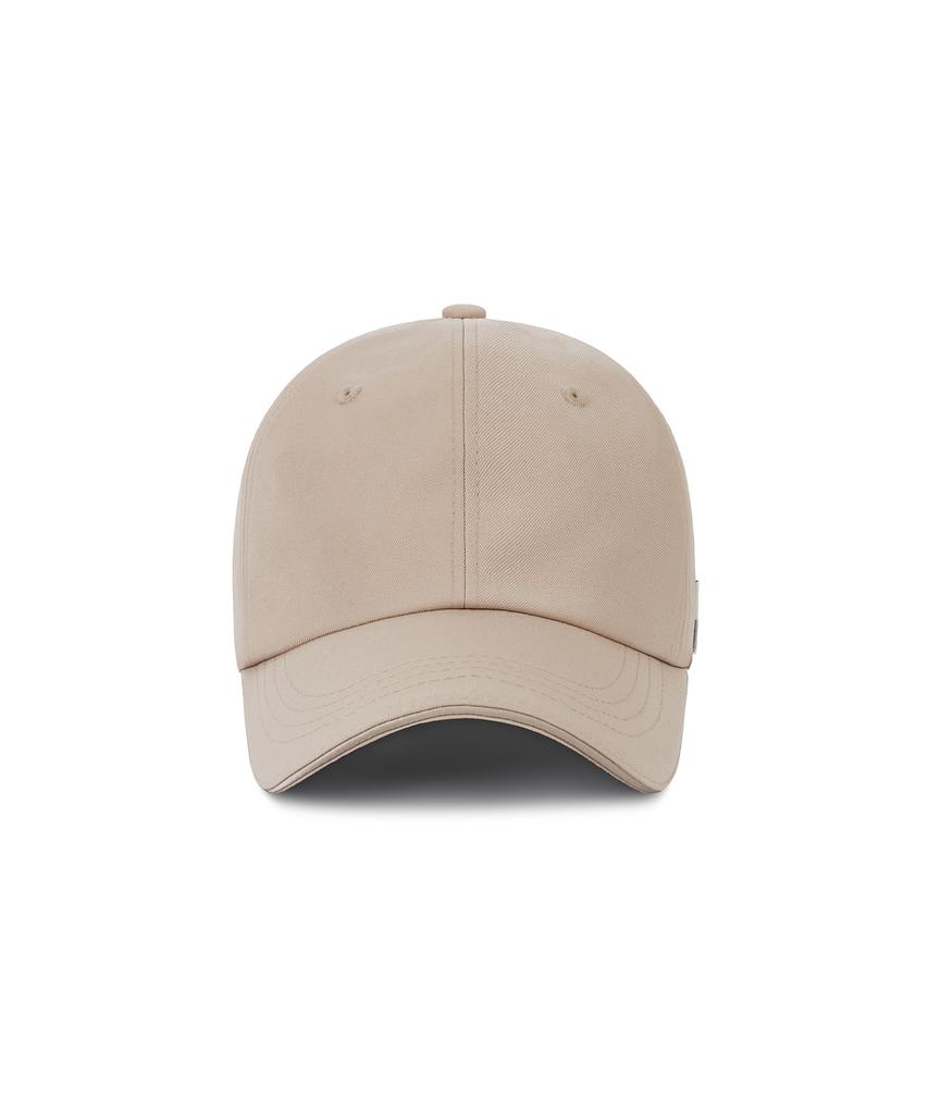 Bajal Silver Studded Oversized Ball Cap Beige