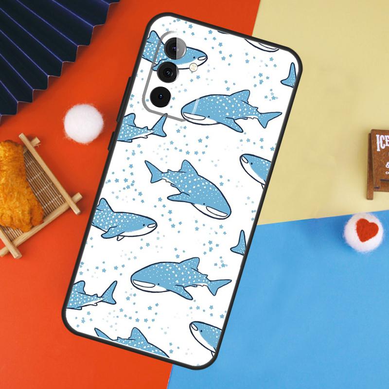 Shark and Killer Whale Case For Samsung Galaxy A53 A33 A13 A54 A34 A14 A56 A36 A16 A06 A12 A32 A52 A35 A17 A15 A55