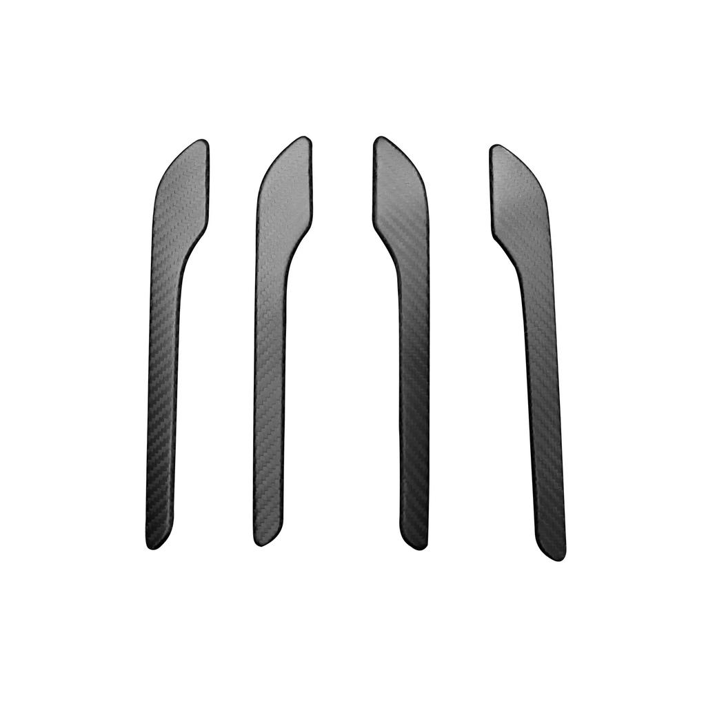 For Tesla Model Y LAUNCH/Juniper/3/3+ Highland 2025 Door Handle Sticker Trim Cover 100% Real Carbon Fiber Decoration