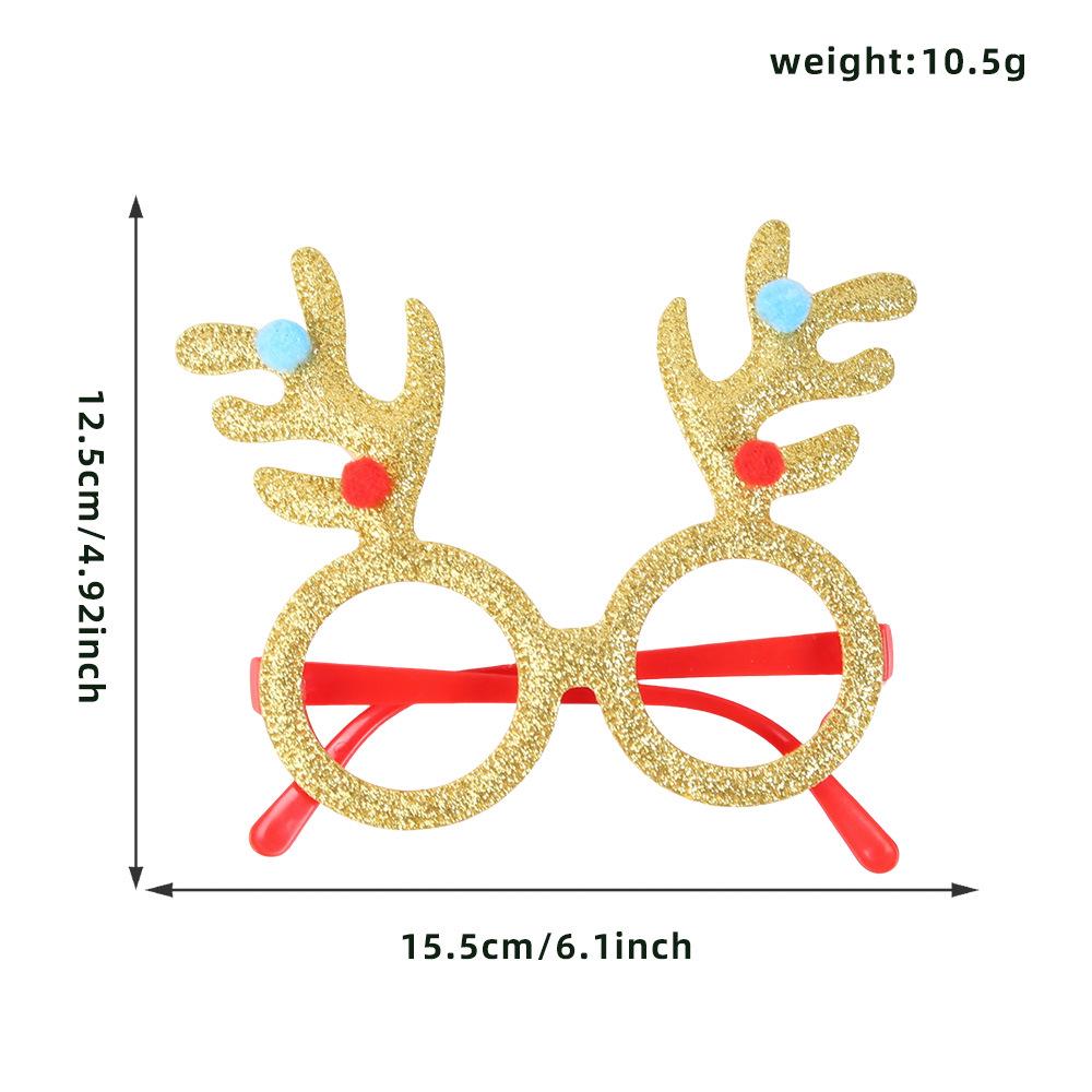 Christmas Party Eyeglass Frames: Santa, Snowman & Antler Designs for Kids