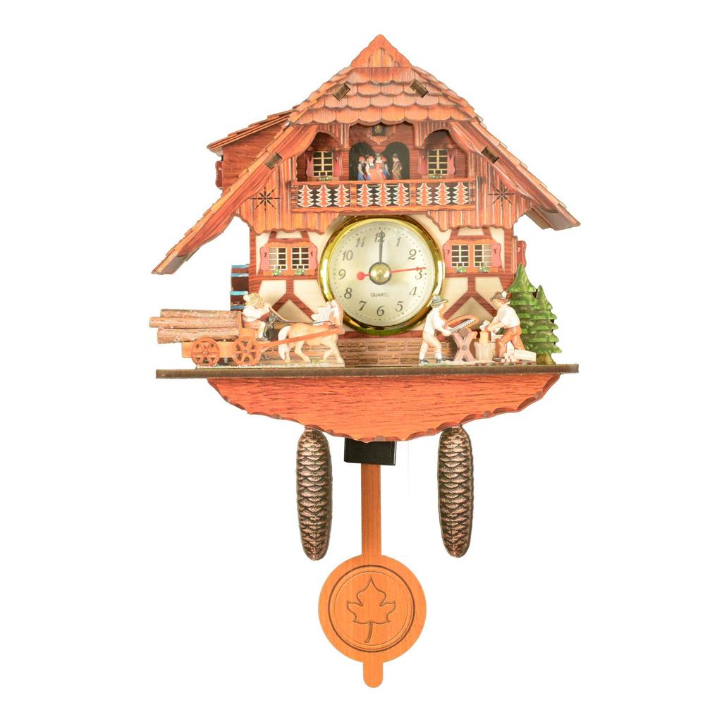 Curated Ready-stock Cuckoo Clock: Pop-up Hourly Wall Clock for Living Room