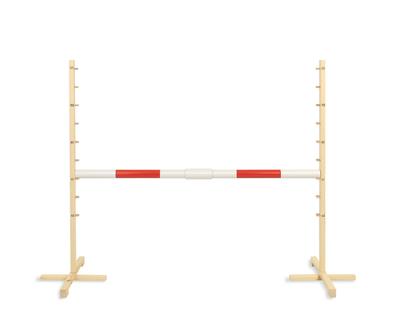 Překážka pro Hobby Horse 160 cm, v-120 cm, červená tyč