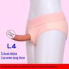 Women's Wearable Soft Prosthetic Dildo Underwear for LGBT Love