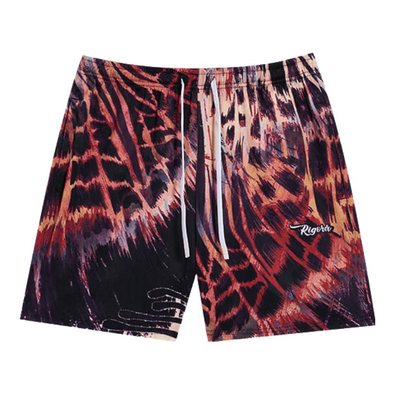 ZunZhe Men s Jungle Rule Knit Basketball Shorts S