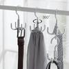 1/2PCS 360° Rotating Hanger Hooks Space Saving Wardrobe Organizer Clothes Rack Bag Shoes Scarf Hanger Closet Hanging Holder
