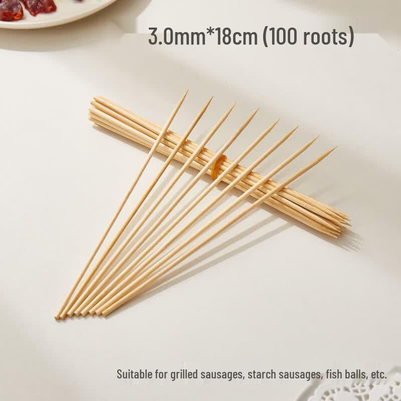 Commercial Grade Disposable Bamboo Skewers