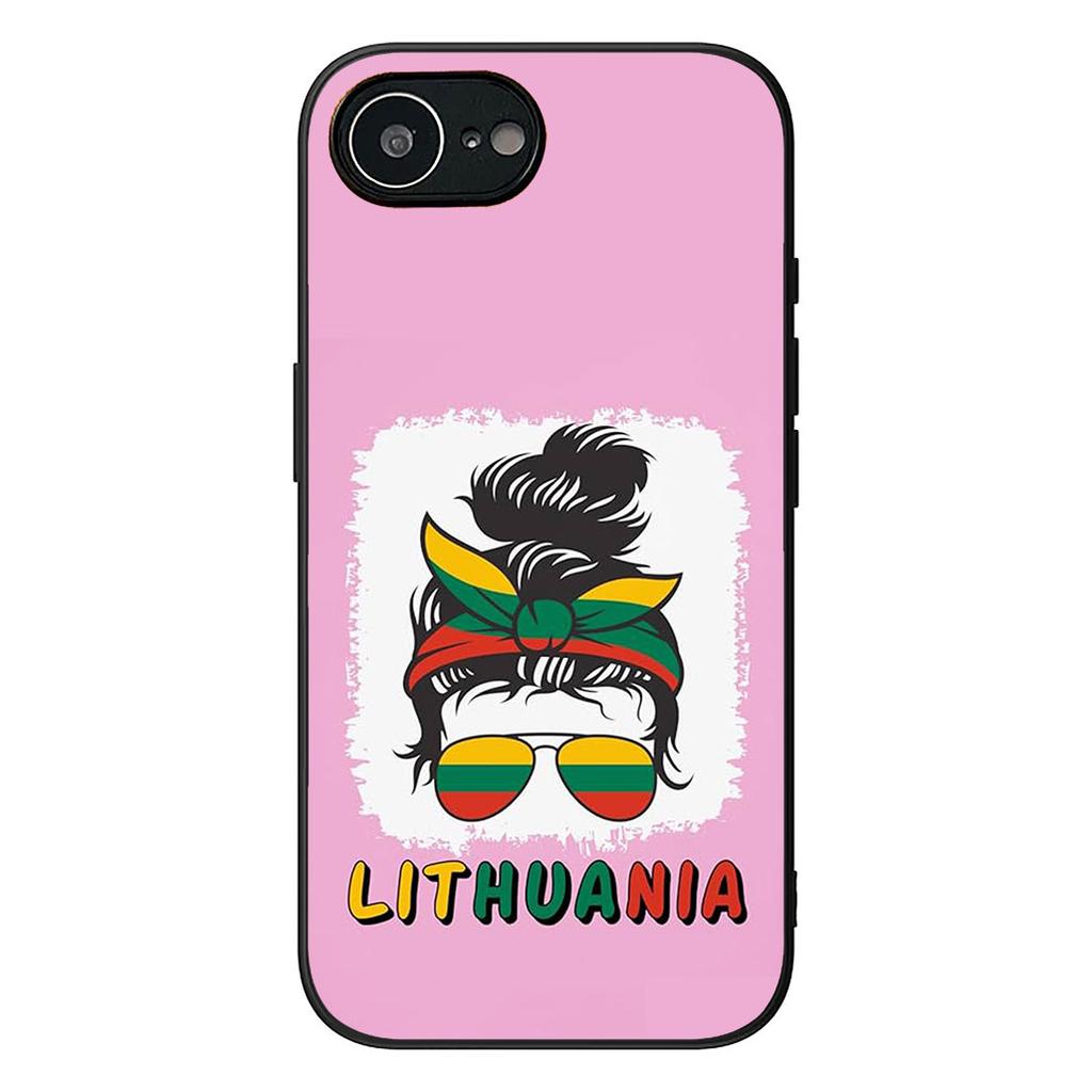 Litauen Flagge Schutzhülle für Apple iPhone 16 17 Air 14 15 Pro Max Plus 16+ 16E 14+ ProMax Handyhülle