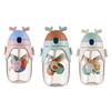 460ml Summer Charming and Charming Deer Antlers Water Cup with High Appearance Lightweight Plastic Straw Cup Baby and Childrens Water Cup