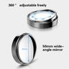 Car Small Round Mirrors Blind Spot Rear View Mirror Auxiliary Reversing Parking Convex Mirror 360 Degree Adjustable