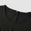 Semir Women's Solid Round Neck Sleeveless Mid-Length Dress