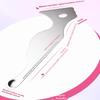 Stainless Steel Foundation Spatula Makeup Tool Cosmetic Shovel For Precise Foundation Application And Mixing Eye Makeup Stencils