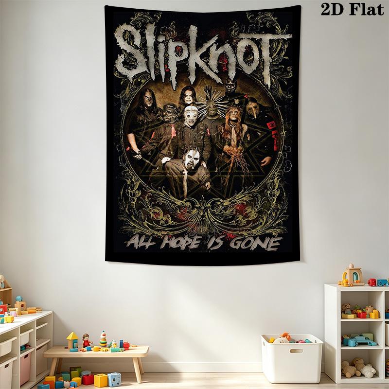 Slipknot All Hope Gone Tapestry Tapestry Wallmounted Background Cloth Background Cloth Christmas Gift Soft