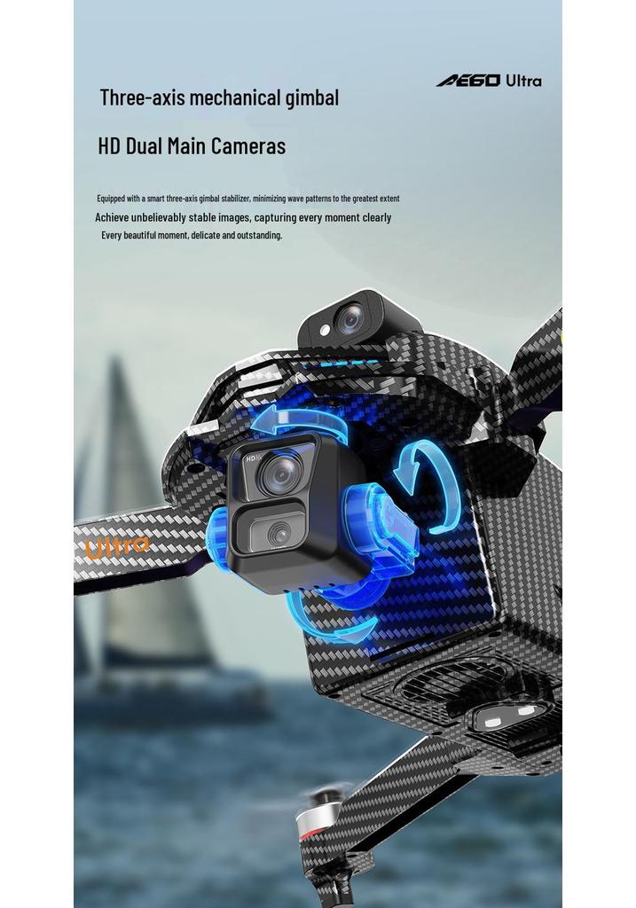 AE60 Three-Axis Gimbal Drone with GPS and HD Digital Image Transmission