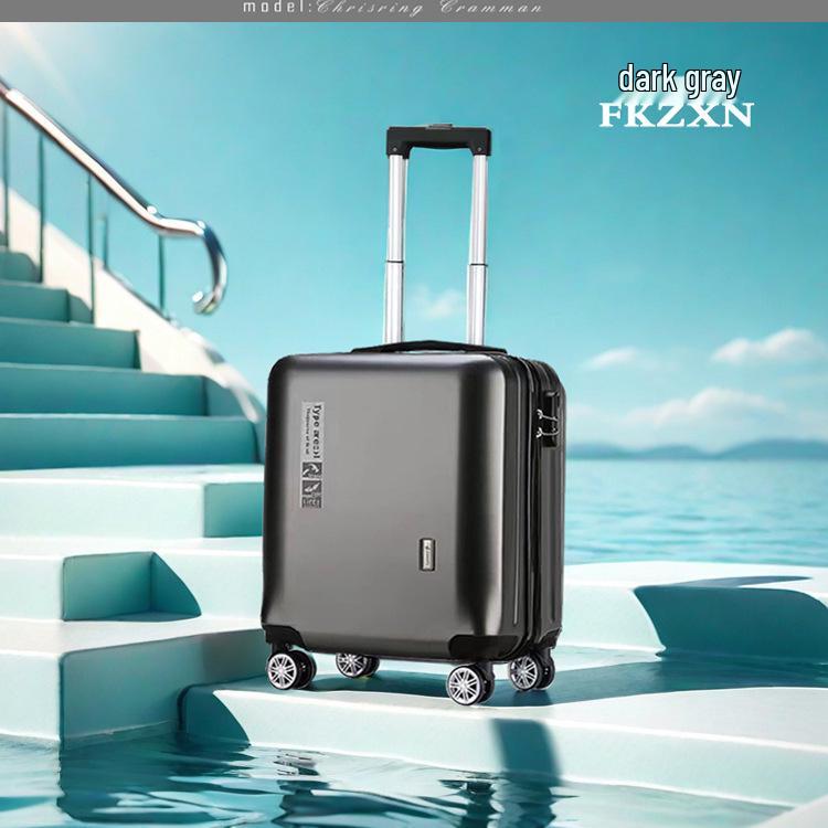 18" Carry-on Travel Suitcase with Universal Wheels and Lock, Sturdy Trolley Case for Students, 20" Version Available