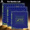 Placa GECO Placa PLA para Construção a Frio Para Bambu Lab P2S P1S P1P X1C H2D H2S A1 A1 Mini Cama de Aço Dupla Face Super Aderência Sem Aquecimento