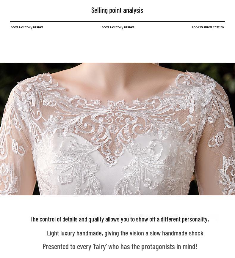 2025 Elegant Hepburn-Inspired Fairy Wedding Dress - French Simple Plus Size D69