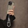 Hand-beaded Phone Hand Rope Butterfly Crystal Bag Pendant New Car Keychain  Ornament