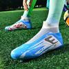 Football Boots Men's High Top Professional Training Football Shoes Long Spike Sports Football Shoes 36-45