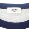 CELINE  2X04K865W.09SH Long-sleeved T-shirt gray/Navy cotton Women