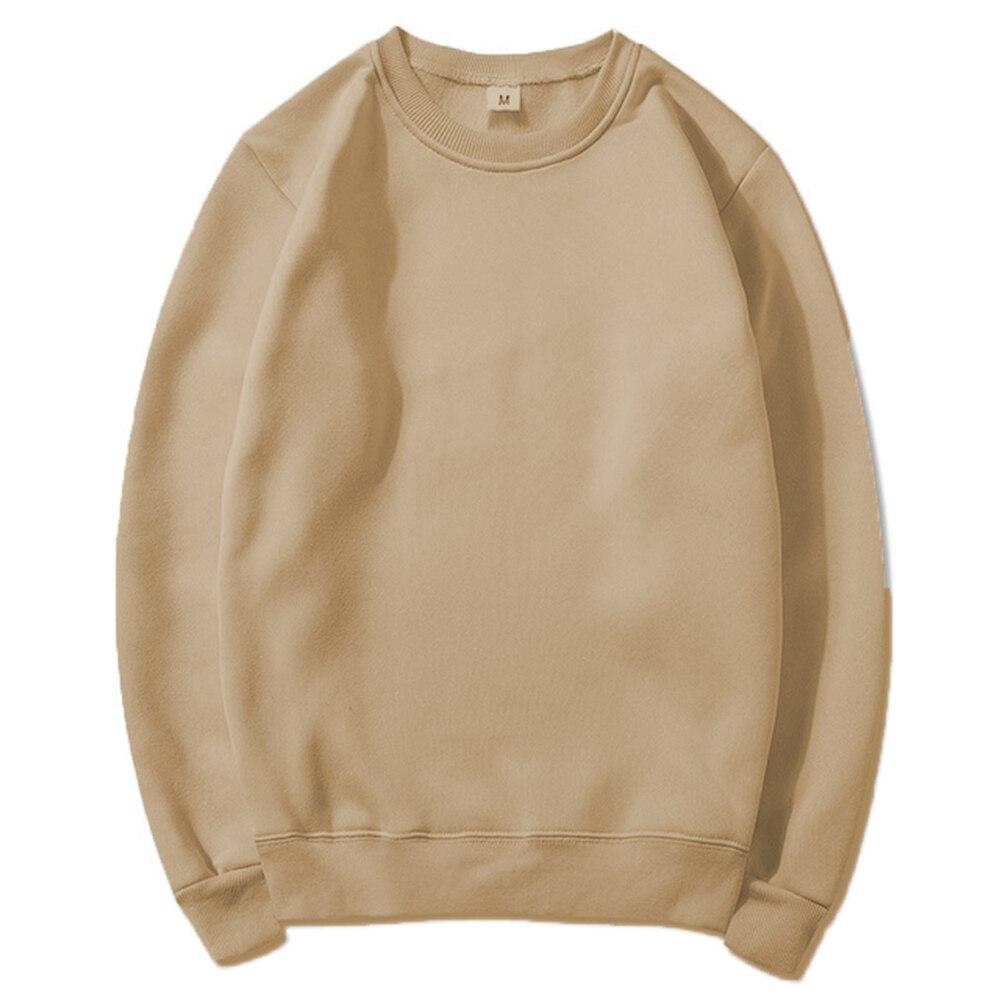 New Casual Sweatshirts Men Hoodies Pullover Streetwear Solid Hoodie Hiphop Basic Hoodies