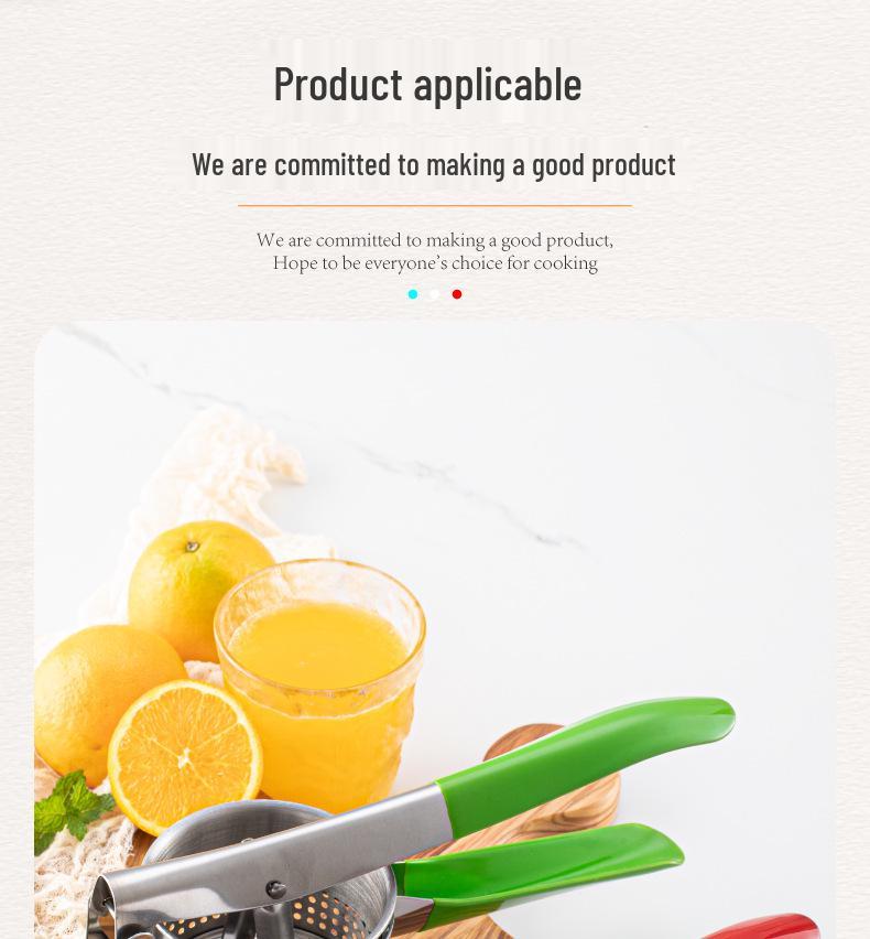 Schiacciapatate e Zucca in Acciaio Inossidabile Spremiagrumi Gadget