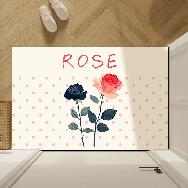 Household Bathroom Floor Mats, Bedroom Toilet Door Mats, Entry Door Carpets, Bathroom Absorbent and Stain-resistant Mats