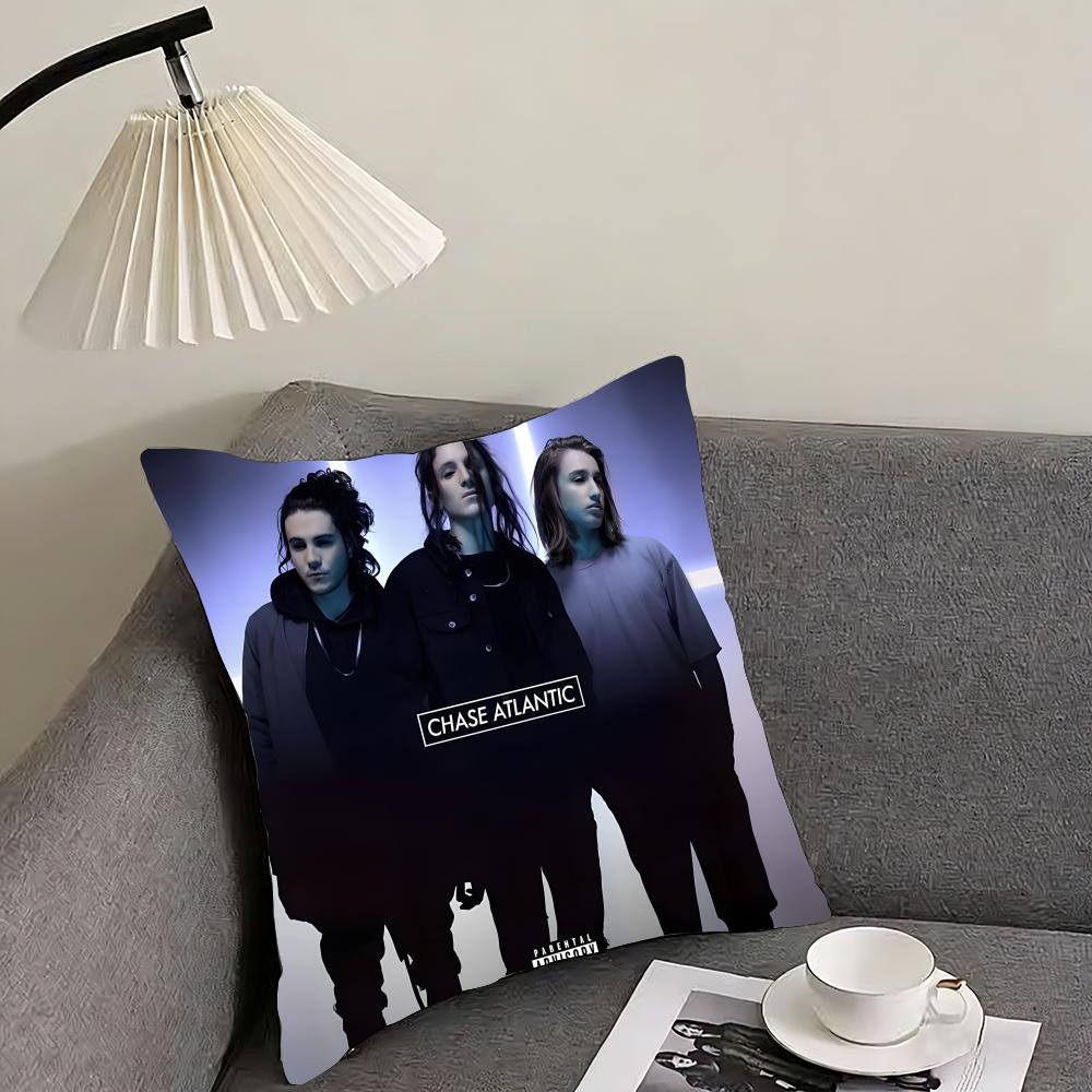 Band C-Chase Atlantic Cushion Cover Reversible Plush Pillow Cover – For car, sofa, bedroom, perfect as a gift.