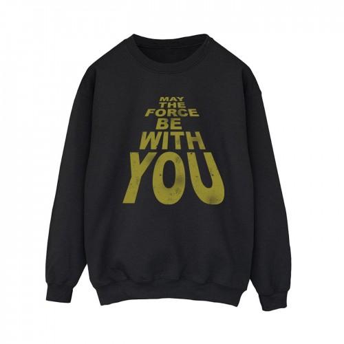 Star Wars Womens/Ladies May The Force Be With You Sweatshirt