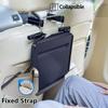 2 in 1 Car Steering Wheel Desk Food Desk Car Back Seat Tray Table Black Car Desk for Eating Food Drink and Writing Laptop Work