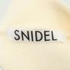 SNIDEL Langarm V-Ausschnitt Strickcardigan F Weiß-System Damen Gebraucht