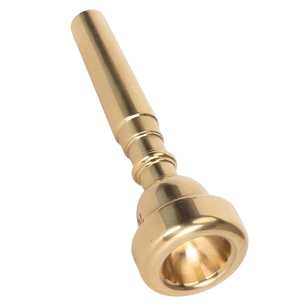 Trumpet Mouthpiece 7C Smoothing Brass Strong High Accuracy Trumpet Practice Mouthpiece with Brush fo