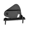 Barn Door Latch Black Frosted Carbon Steel Glossy Decorative Practical Sliding Barn Door Latch for