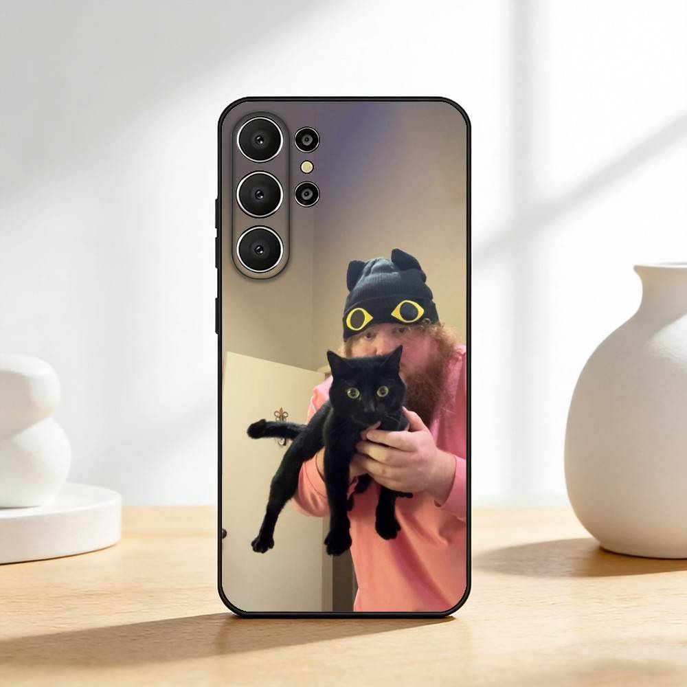 FUNNY C-CaseOh Phone Case For Samsung S26,S25,S24,S21,S22,S23,S30,Ultra,S20,FE,Lite,10,9,Black Cover