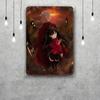 shirou emiya anime Retro Vintage Tin Sign Poster Decorative Plaque Metal Plate Wall Decor