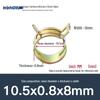 Hongxu Japanese Elastic Hose Clamps - Manganese Steel Spring Clips for Car, Sprinkler, and Pipe Fixing
