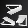 Smoothed Aluminum Push Activated Open Air Check Door Panel Perfect For Residential And Commercial Locations