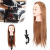 Perücke Friseurpuppenkopf Haarstyling Flechten Salon Übungskopf Modell 70cm
