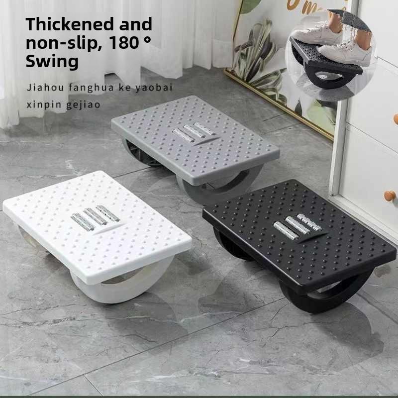 Office Footstool Luxury Plastic Footrest For Adults Antioverlapping Leg Support