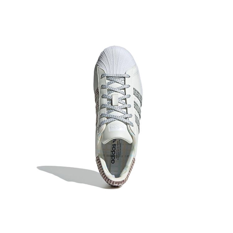 Adidas Superstar Plaid White Women Sneakers White-Tint Legend-Ink Lebume GX2180