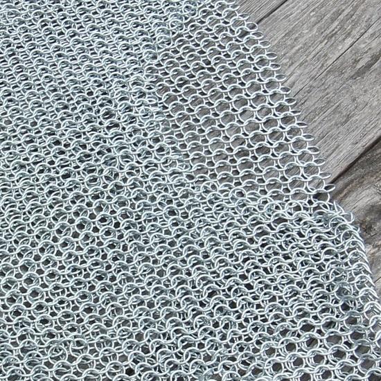 Foe Of Sword Haubergeon - Medieval Functional Historical Replica Chain Mail Armor Lang skjorte | Middels Stor