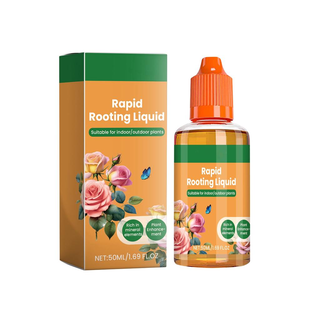 Płyn do szybkiego ukorzeniania, przesadzanie sadzonek kwiatów, przesadzanie sukulentów, środek do ukorzeniania roślin, 50 ml