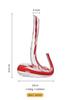 Caraffa in Vetro Soffiato Artificialmente a Forma di Serpente Separatore di Vino Articoli da Bar Caraffa Senior Dispenser Domestico per Vino 1000ml