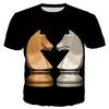 Men Fashion Short Sleeve 3d Print T Shirt Round Neck Summer Plus Size Tees