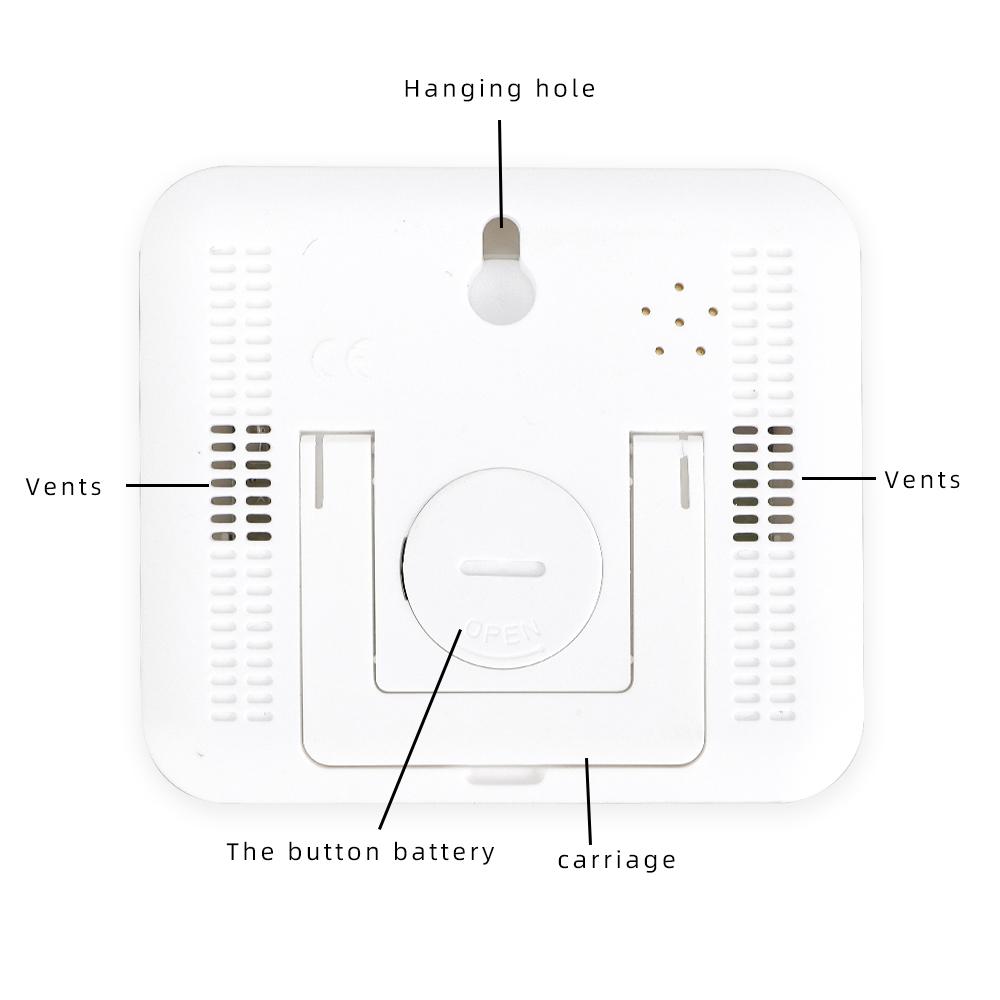 LCD Electronic Digital Thermometer Hygrometer Indoor Outdoor Temperature Humidity Monitor Weather Station For Home