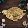 Antique Brass Turtle Showpiece for Good Luck, Vastu & Pooja Décor | Spiritual Home, Office & Mandir Decorative Gift