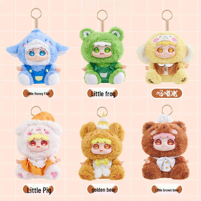 Three Little Hairs Lucky Rabbit Plush - Cute Bedroom Decoration